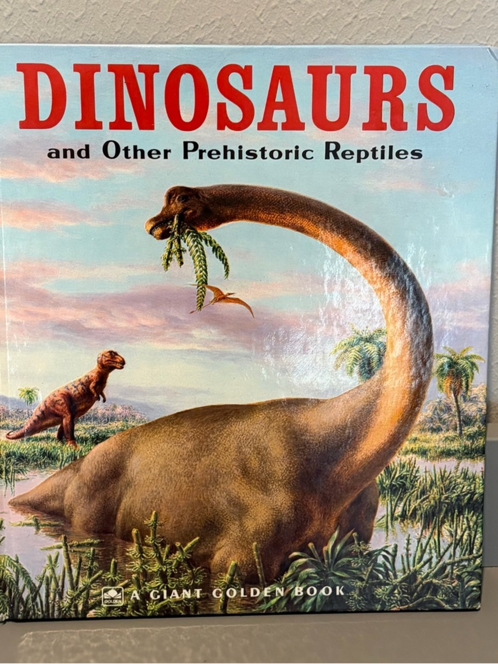 First Edition 1960 Dinosaurs And Other Prehistoric Reptiles A Giant Golden Book